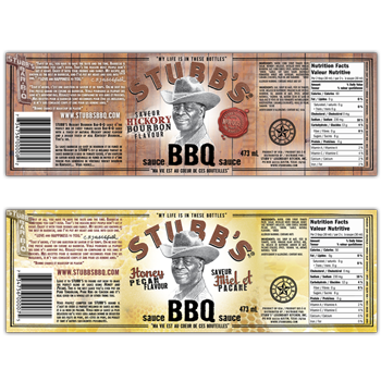 Stubb's Canadian Dual Language Labels